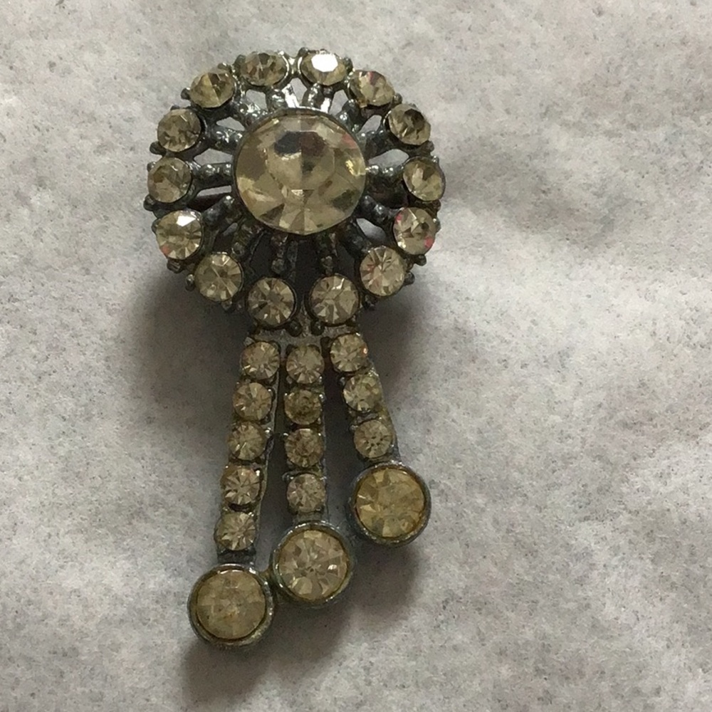 50’s Rhinestone Brooch